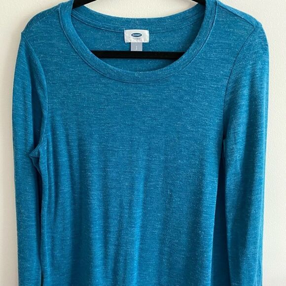 Old Navy long sleeve blue tunic top - Picture 1 of 4